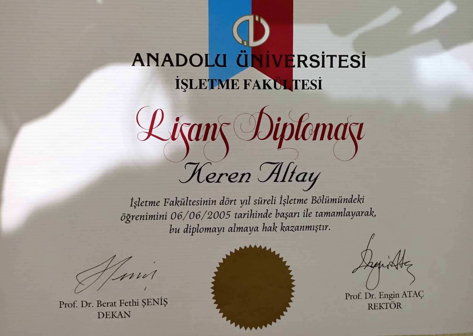 İşletme Lisans Diploması 